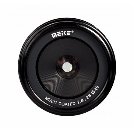 Объектив Meike 28mm f/2.8 MC FX-mount для Fujifilm Объектив Meike 28mm f/2.8 MC FX-mount для Fujifilm